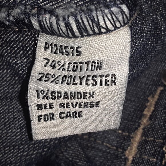 Younique ladies size 1 stretchy blue denin skirt w/3 front,2 back pockets, - Picture 5 of 6